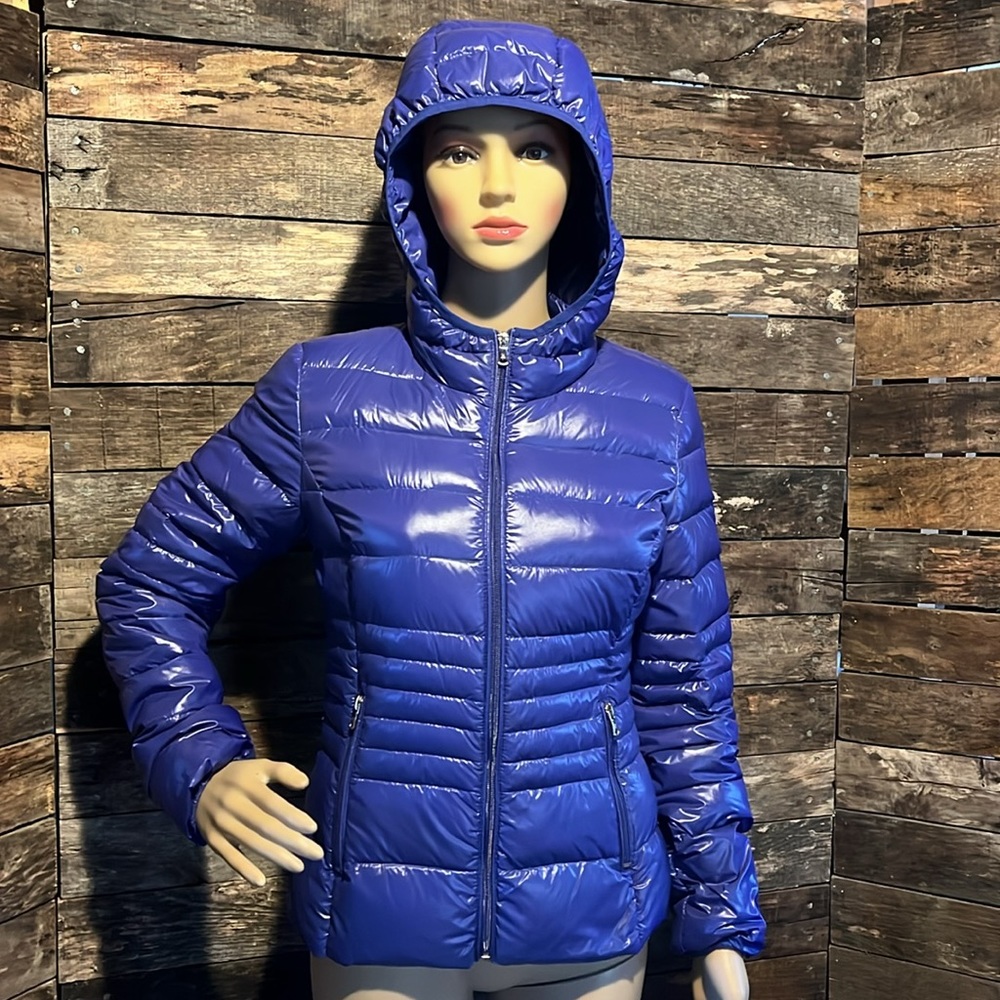 Halifax Traders Hooded Packable Down Jacket Coat - image 2